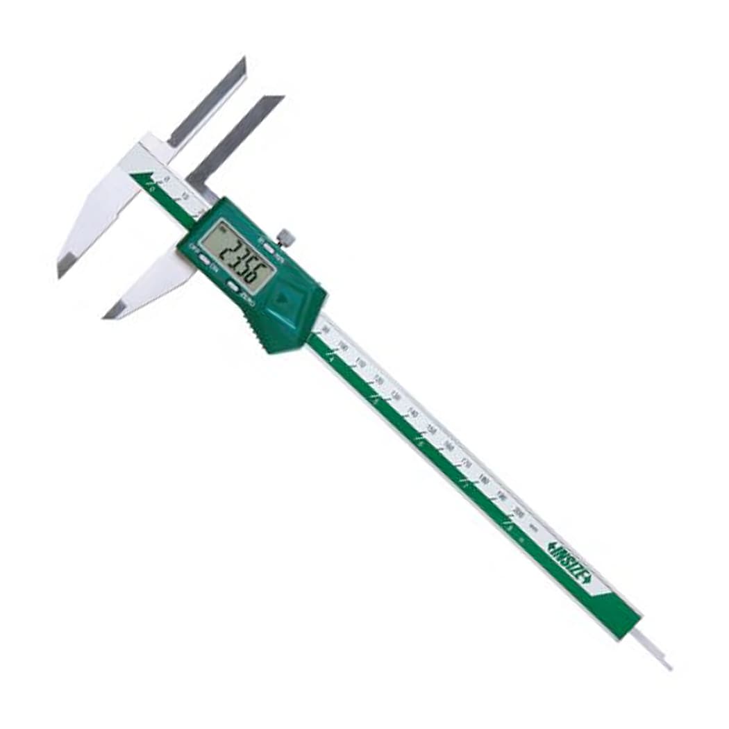 Insize 200 mm / 8 inch Digital Caliper with Long Upper Jaws, 1138-200 — view 1