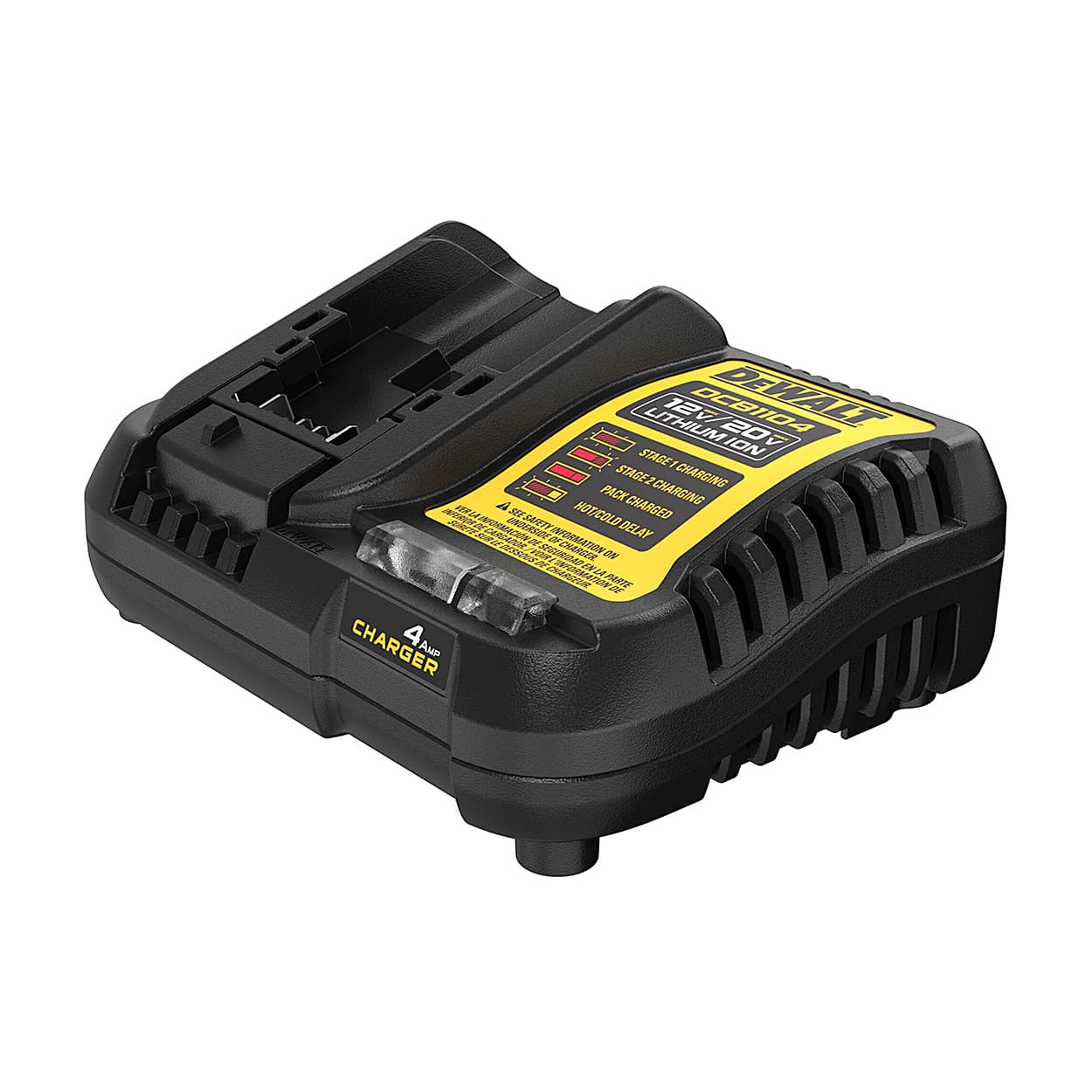 DeWalt 12V / 20V Li-ion 4 Amp Charger, DCB1104 — view 4