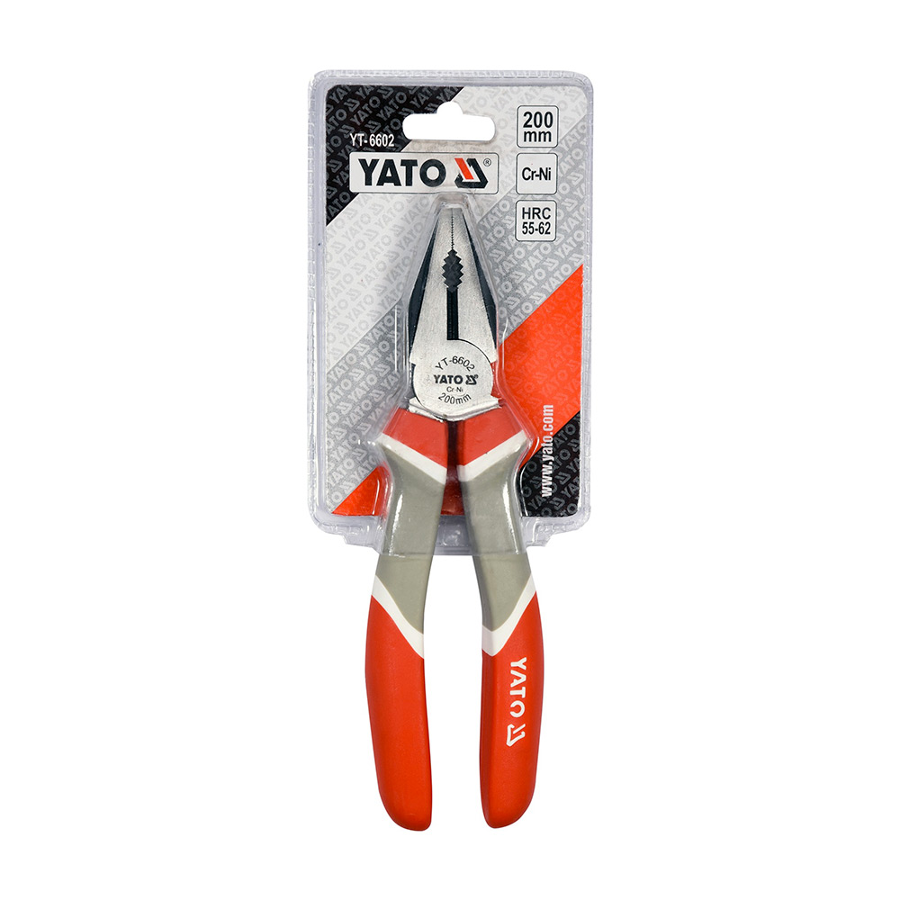 Yato 8 inch / 200 mm Combination Pliers, YT-6602 — view 2