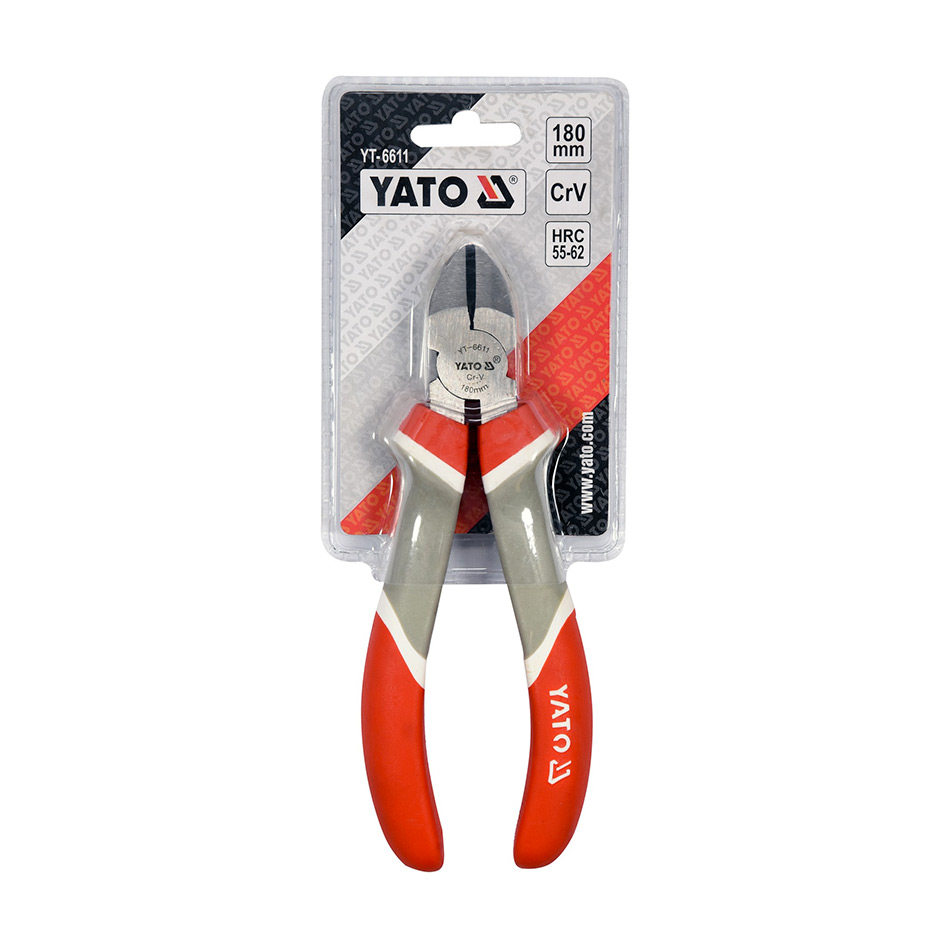 Yato 7 inch / 180 mm Side Cutting Pliers, YT-6611 — view 2