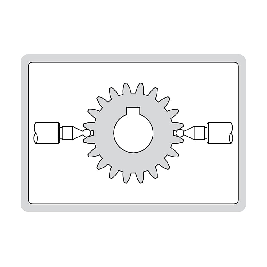 Insize 0 - 25 mm Gear Tooth Micrometer (Without Tips), 3291-25 — view 4