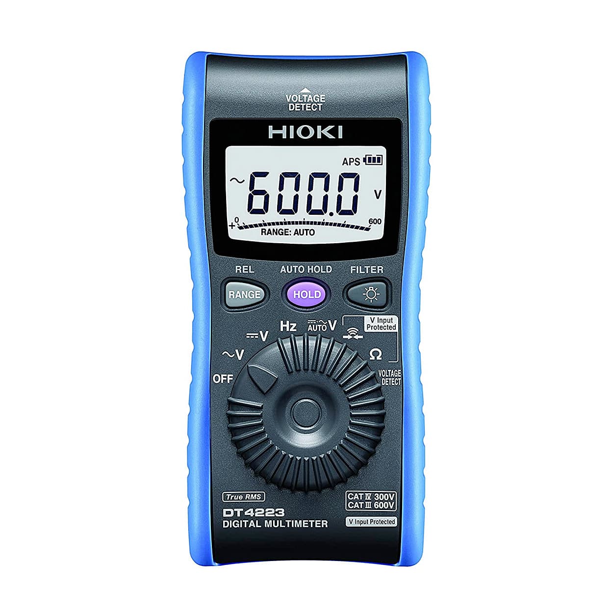 Hioki 80 V to 600 V AC Premier Pocket Digital MultiMeter, DT4223 — view 1