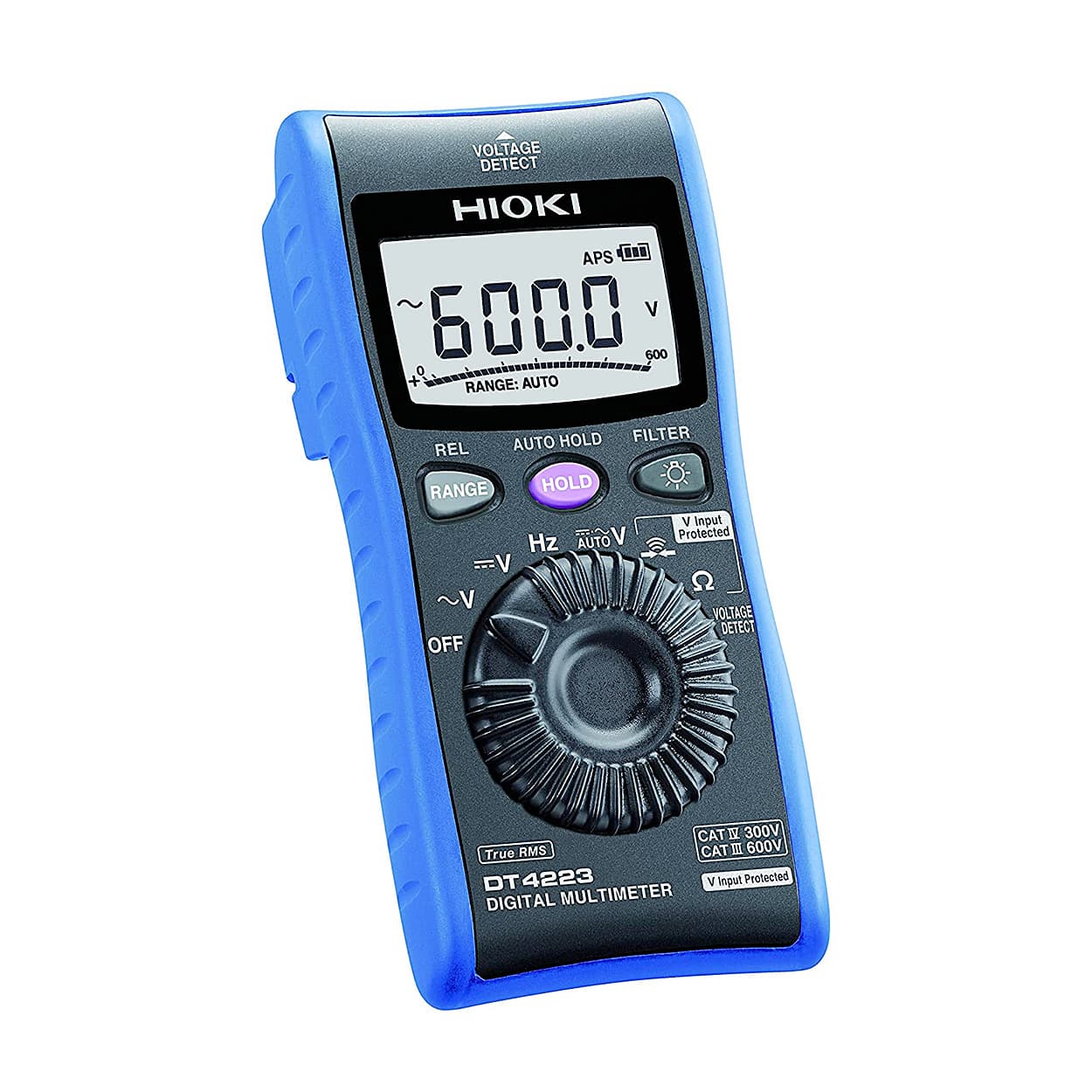 Hioki 80 V to 600 V AC Premier Pocket Digital MultiMeter, DT4223 — view 2