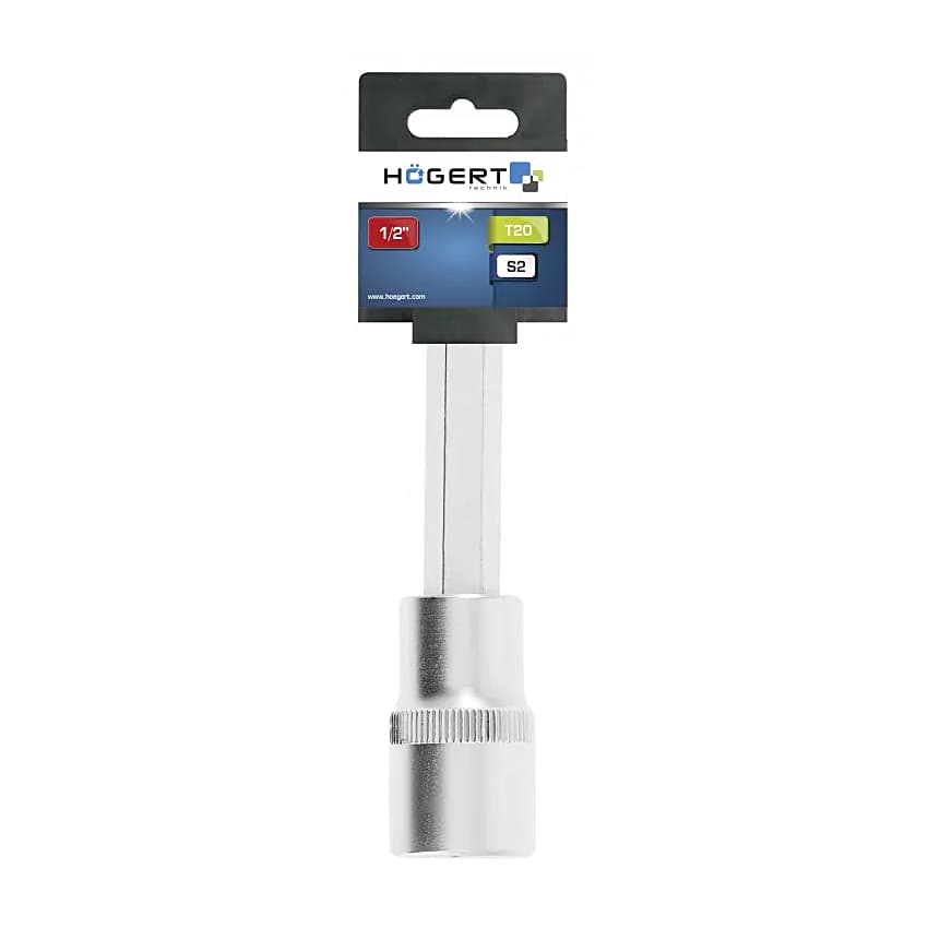 Hogert T25 mm, 1/2 Sq. Drive Torx Bit Socket, HT1S547 — view 2