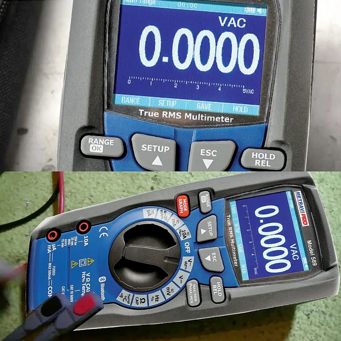 Metravi 50000 Counts / 1000 V AC / DC Digital TRMS Multimeter with Bluetooth Wireless Connectivity, PRO 589 — view 6