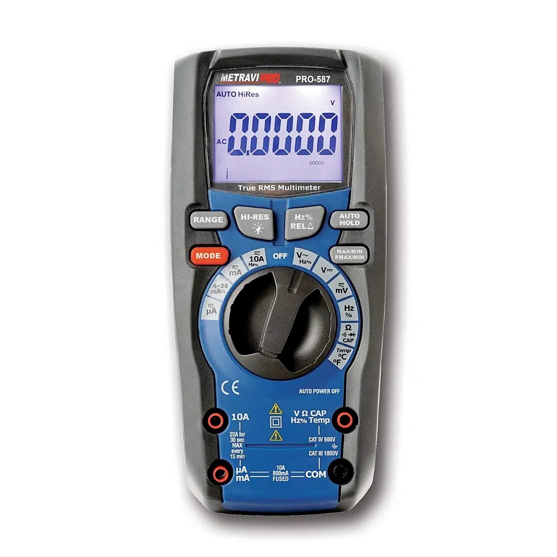 Metravi 6000 Counts / 1000 V AC / DC Digital TRMS Multimeter with VFD, PRO 587 — view 1