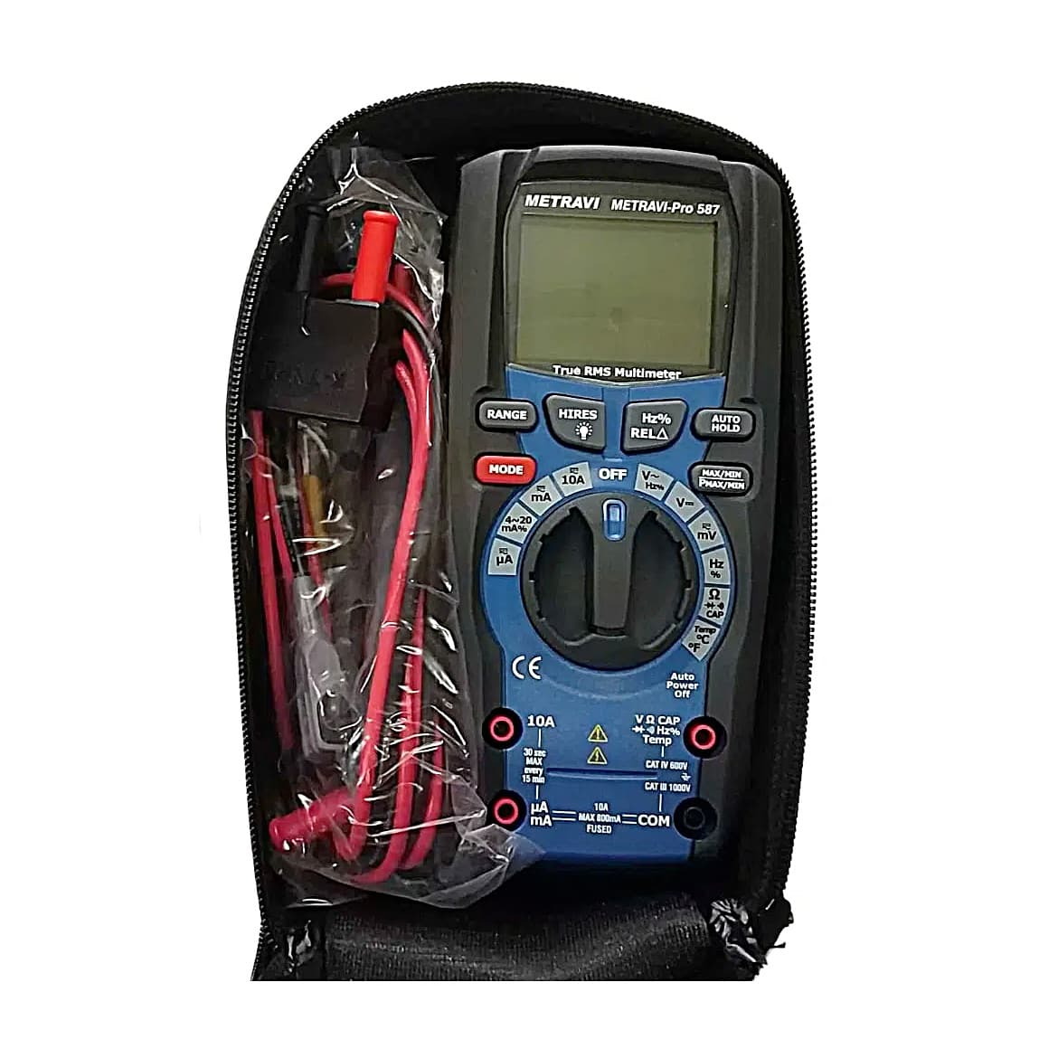 Metravi 6000 Counts / 1000 V AC / DC Digital TRMS Multimeter with VFD, PRO 587 — view 6