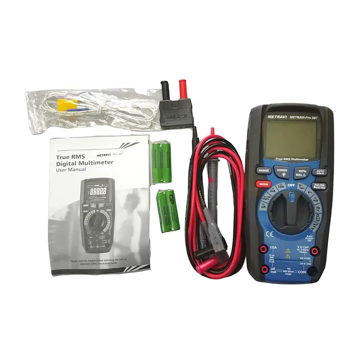 Metravi 6000 Counts / 1000 V AC / DC Digital TRMS Multimeter with VFD, PRO 587 — view 7