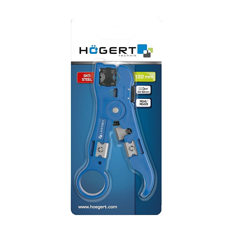 Hogert 122 mm / 5 inch Universal Wire Stripper, HT1P103 — view 2