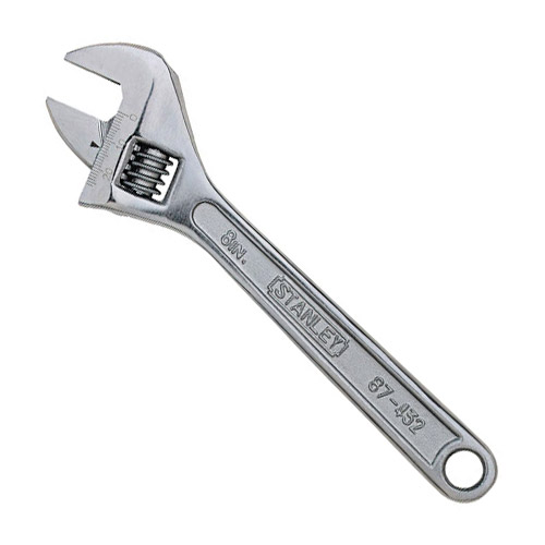 Stanley 250 mm / 10 inch Adjustable Wrench (Chrome Plated), STMT87433-8 — view 1