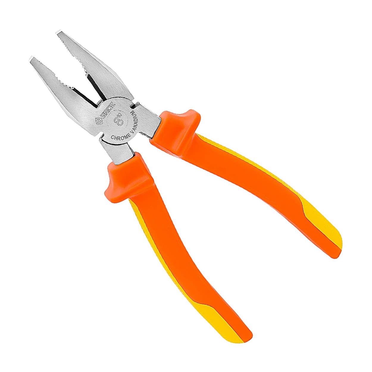 Groz 8 inch / 200 mm Insulated Combination Pliers (VDE), CPL/CV/8 — view 1