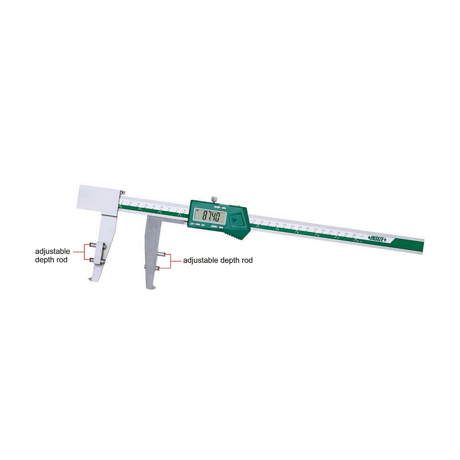 Insize 300 mm / 12 inch Digital Drum Brake Caliper, 1538-300 — view 2