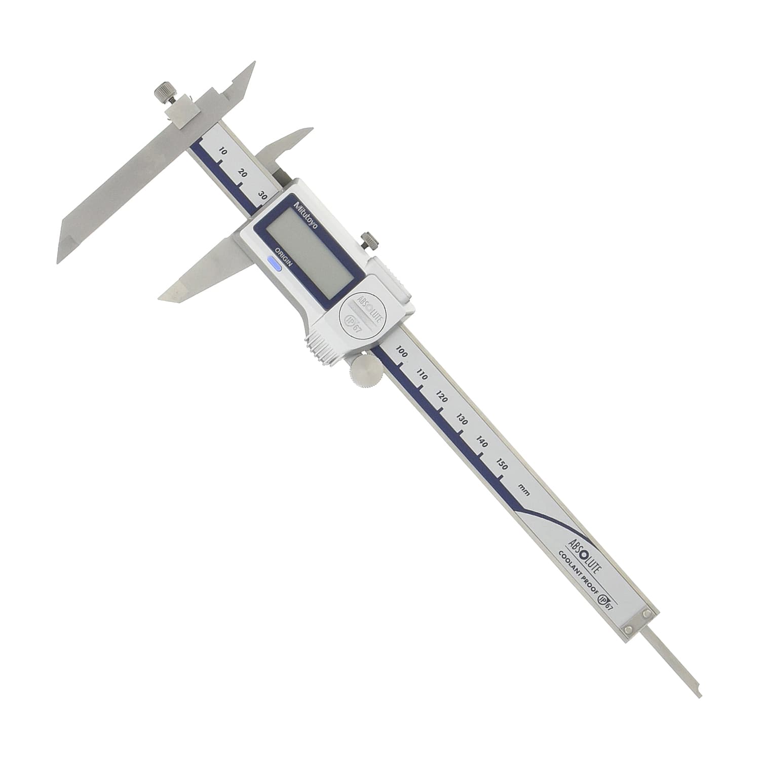 Mitutoyo 0 - 150 mm Digital ABS Offset Caliper with Thumb Roller, 573-601-20 — view 1