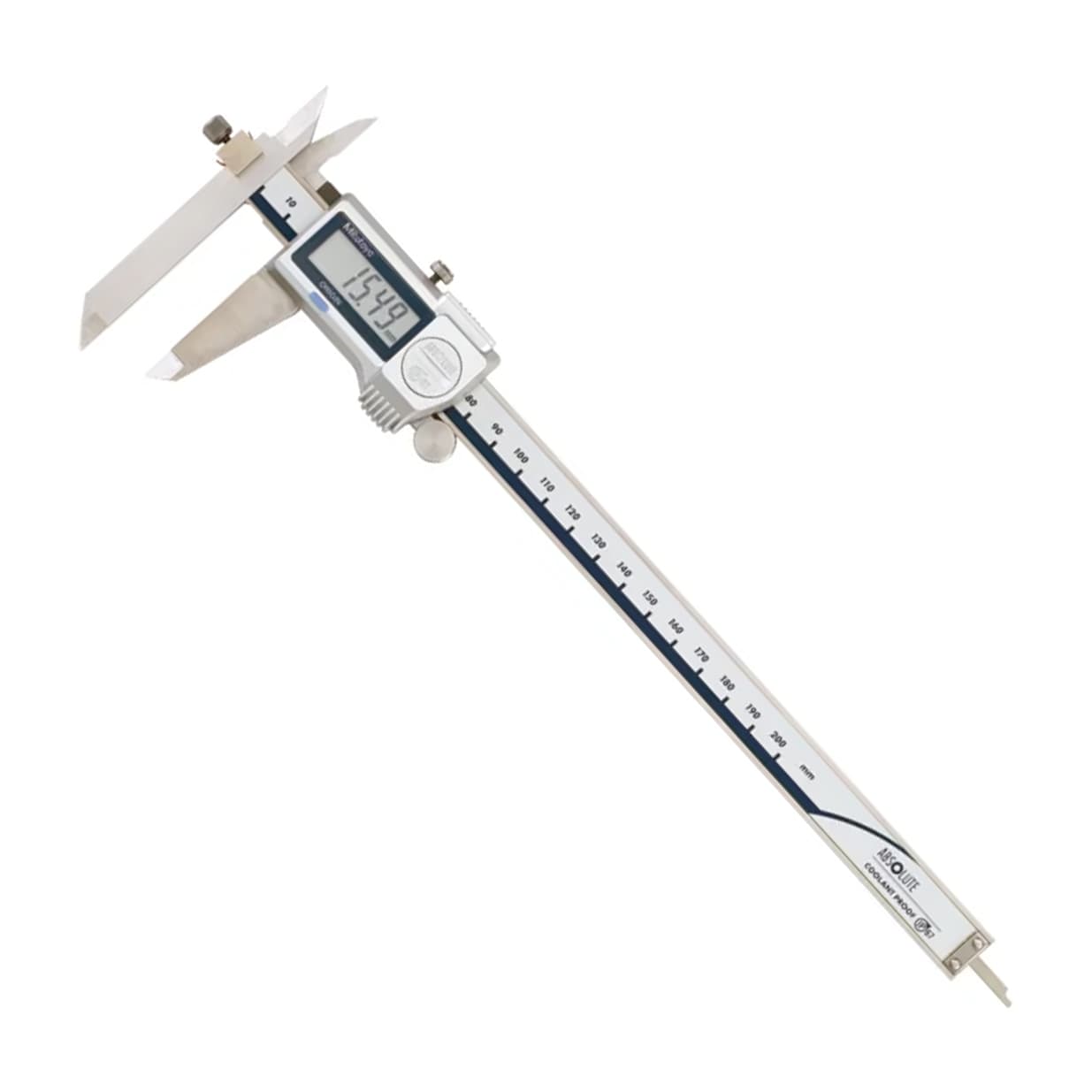 Mitutoyo 0 - 200 mm Digital ABS Offset Caliper with Thumb Roller, 573-602-20 — view 1