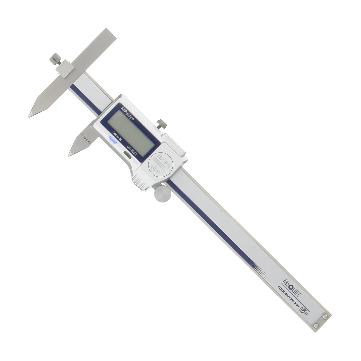 Mitutoyo 10 - 150 mm Digital ABS Offset Centerline Caliper with Thumb Roller, 573-605-20 — view 1