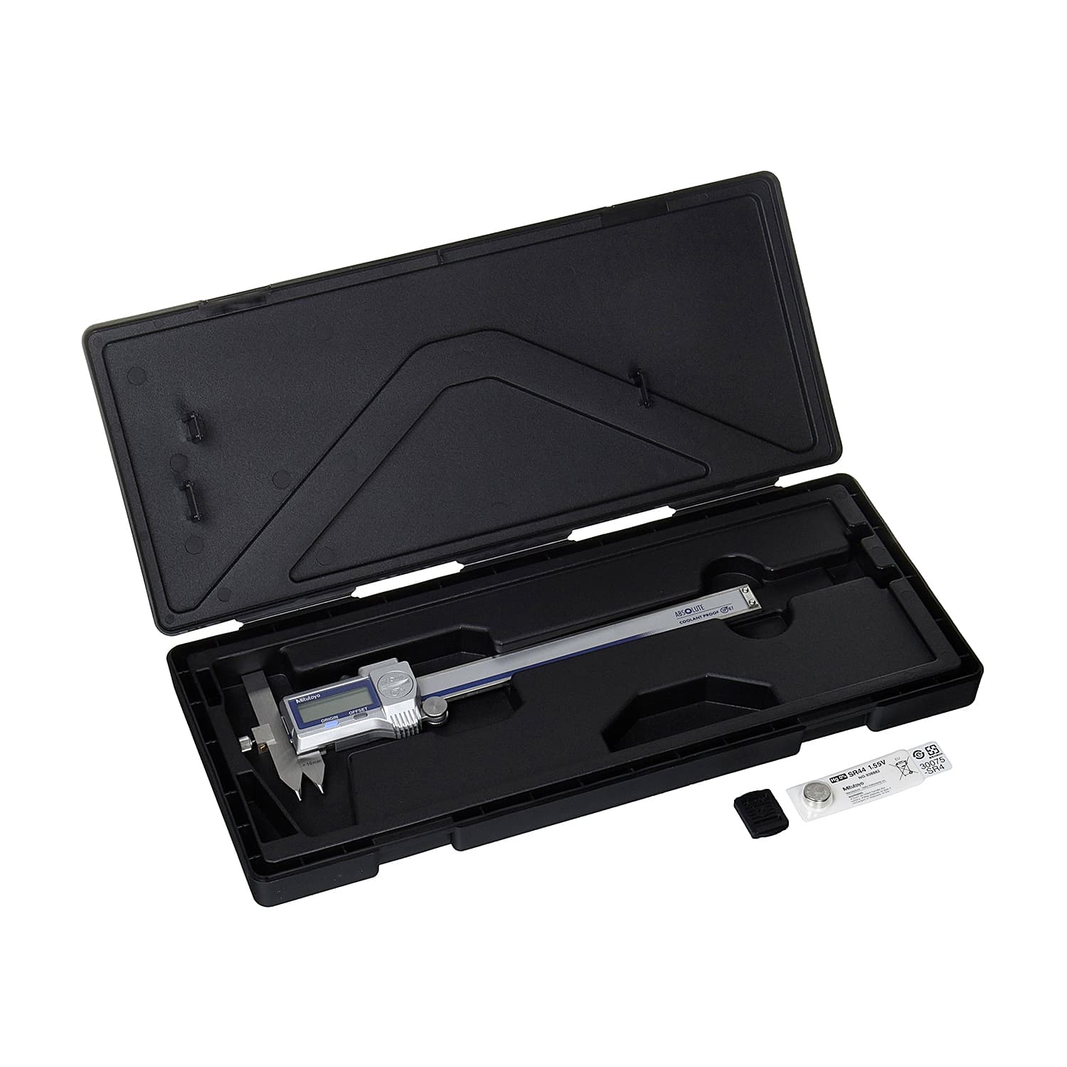 Mitutoyo 10 - 150 mm Digital ABS Offset Centerline Caliper with Thumb Roller, 573-605-20 — view 2