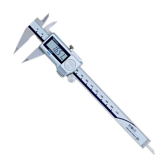 Mitutoyo 0 - 150 mm Fine Type Digital ABS Point Caliper with Thumb Roller, 573-621-20 — view 1