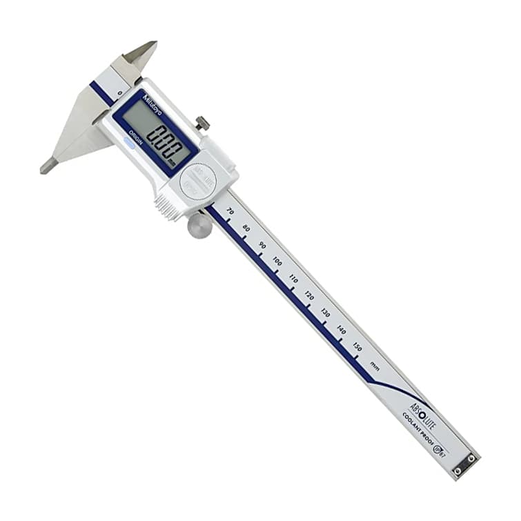 Mitutoyo 0 - 150 mm Digital ABS Point Caliper with Thumb Roller, 573-625-20 — view 1