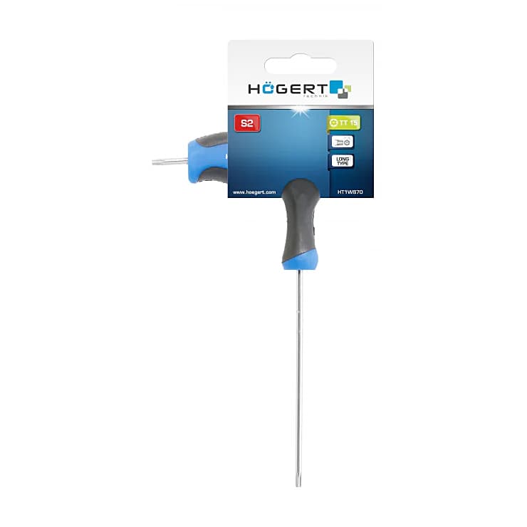 Hogert T15 T-Handle Long Torx Allen Keys, HT1W870 — view 2