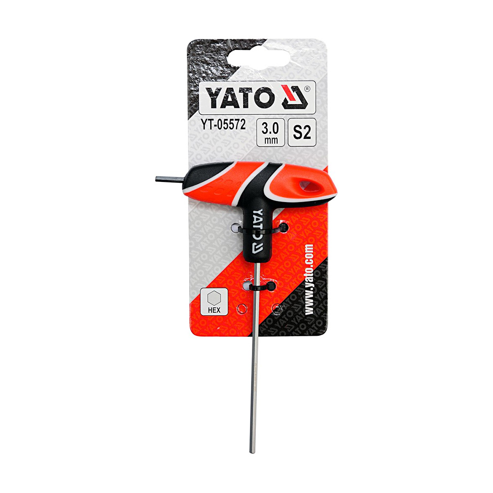Yato 3.0 mm T-Handle Hex Allen Keys, YT-05572 — view 2