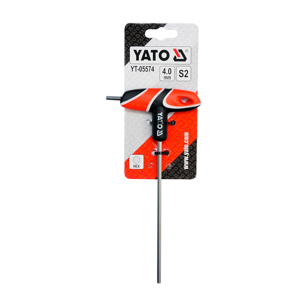Yato 4.0 mm T-Handle Hex Allen Keys, YT-05574