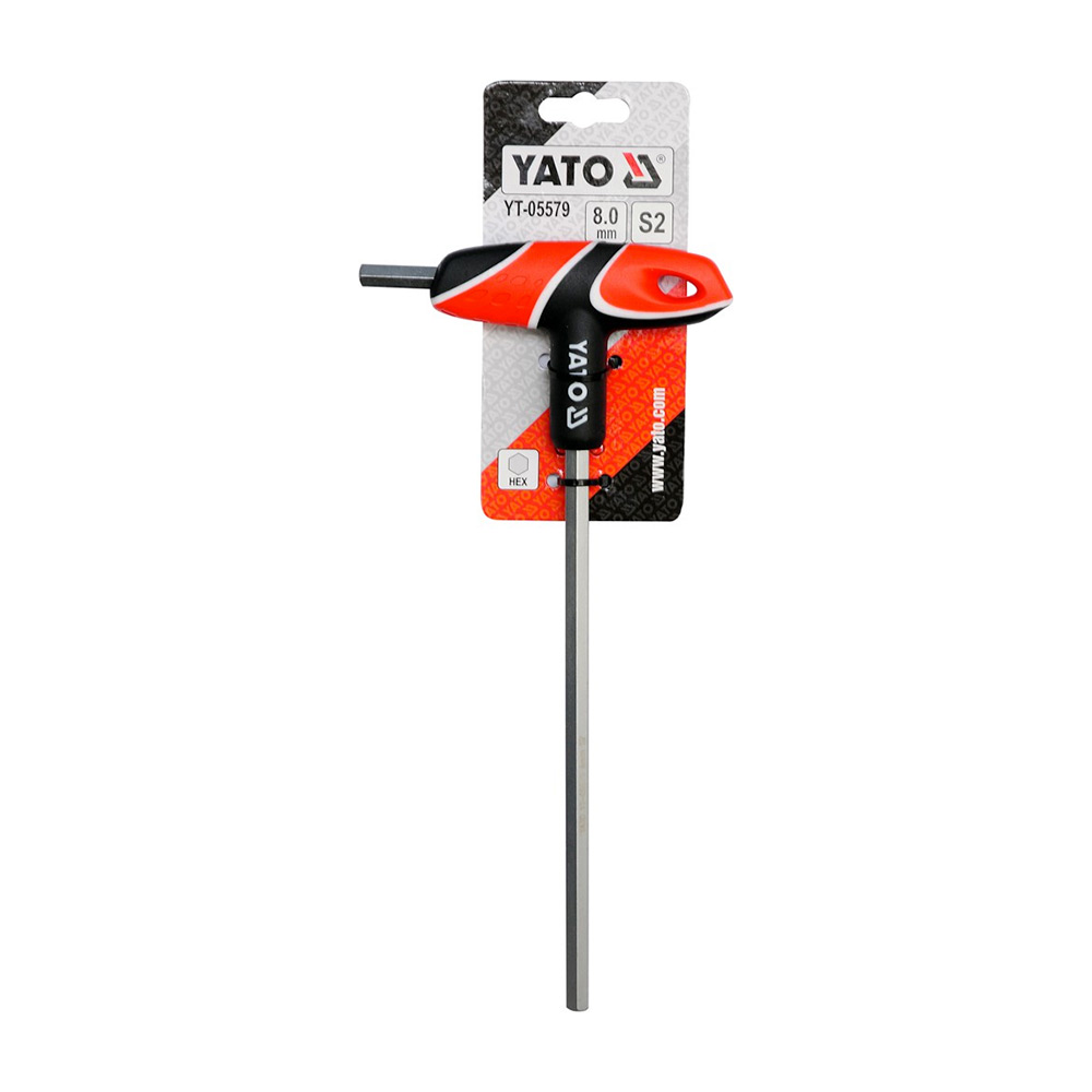 Yato 8.0 mm T-Handle Hex Allen Keys, YT-05579 — view 2