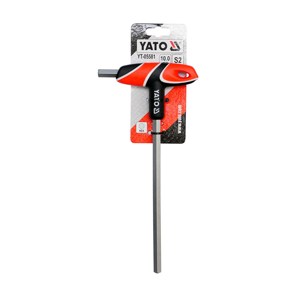 Yato 10.0 mm T-Handle Hex Allen Keys, YT-05581