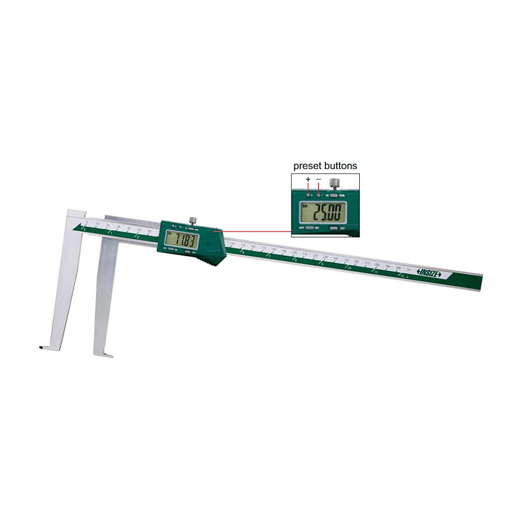 Insize 300 mm / 12 inch Digital Inside Groove Caliper, 1178-300 — view 2
