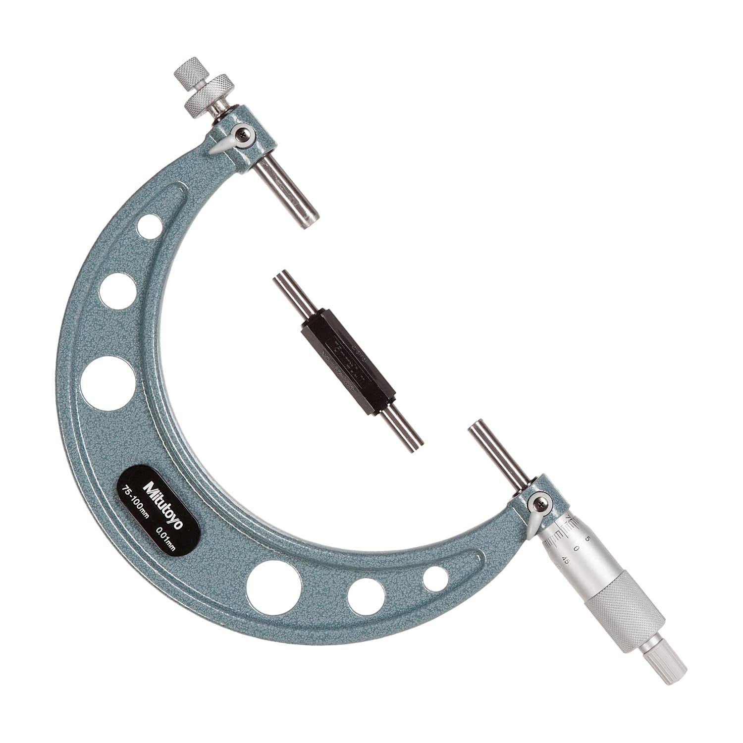 Mitutoyo 75 - 100 mm Gear Tooth Micrometer, 124-176 — view 1