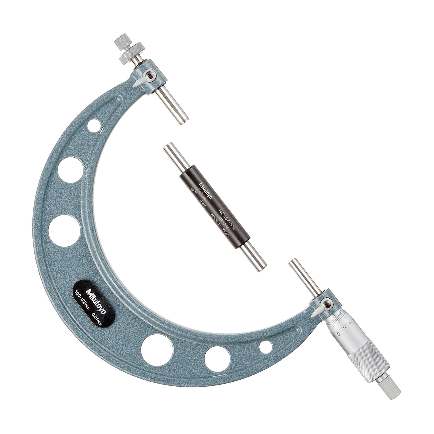 Mitutoyo 100 - 125 mm Gear Tooth Micrometer, 124-177 — view 1