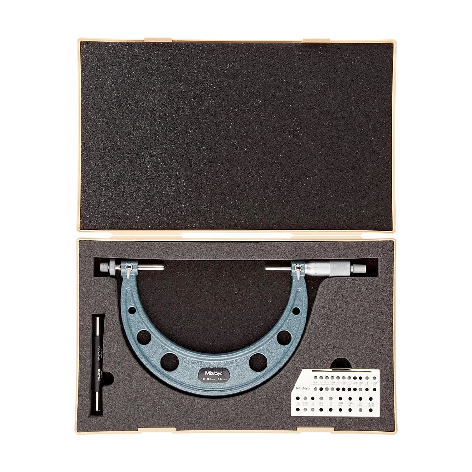 Mitutoyo 100 - 125 mm Gear Tooth Micrometer, 124-177 — view 2