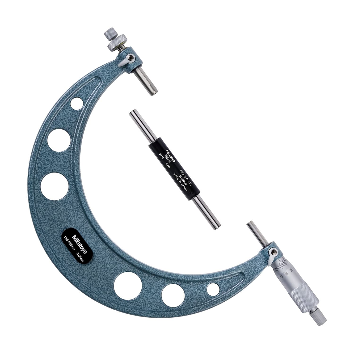 Mitutoyo 125 - 150 mm Gear Tooth Micrometer, 124-178 — view 1