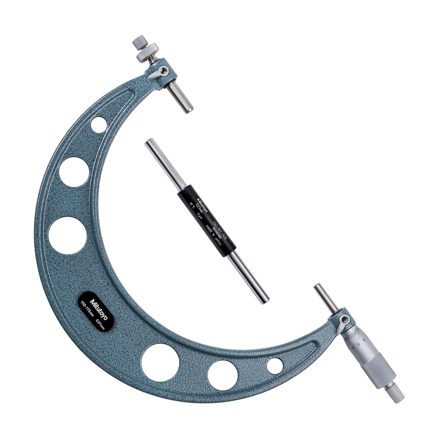 Mitutoyo 150 - 175 mm Gear Tooth Micrometer, 124-179 — view 1