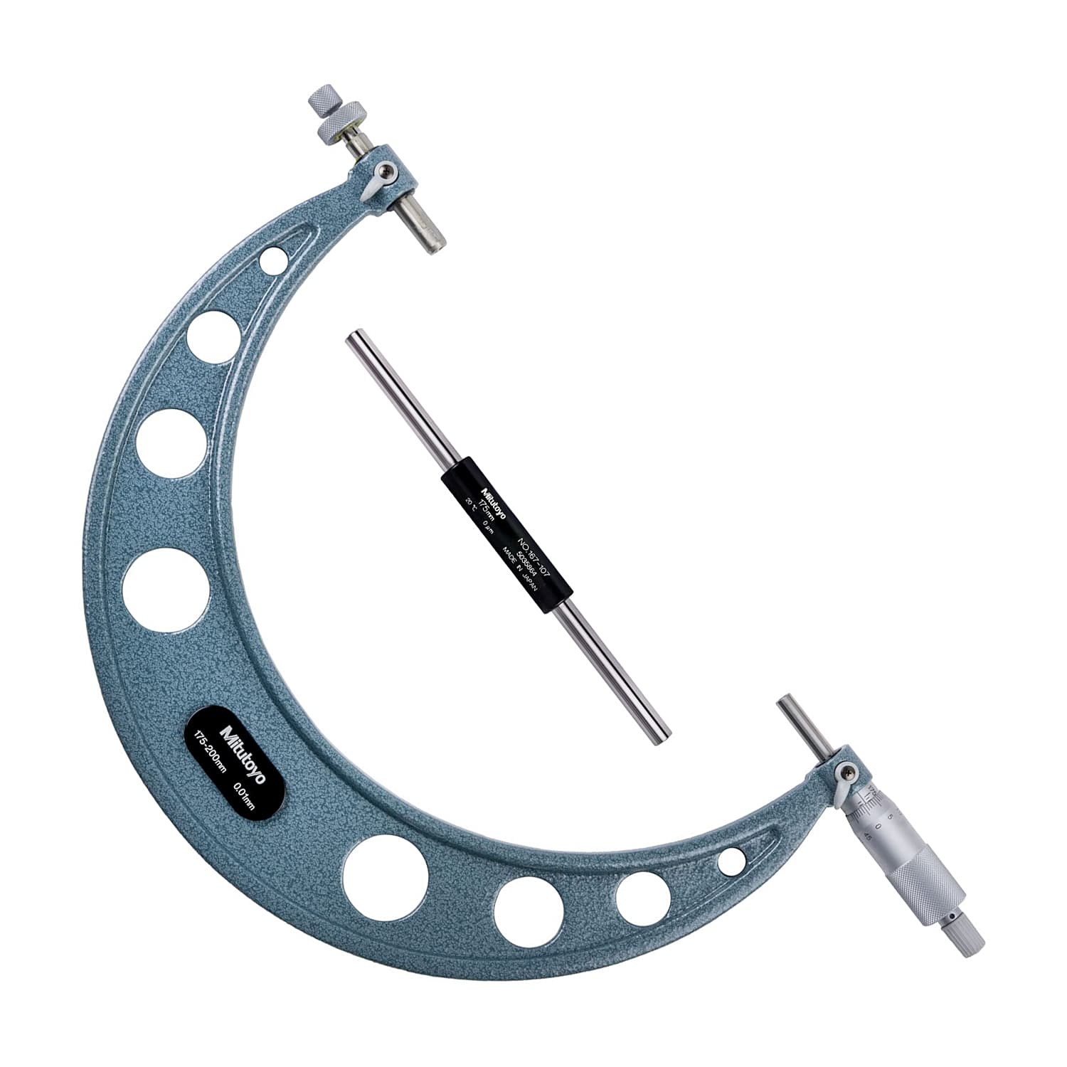 Mitutoyo 175 - 200 mm Gear Tooth Micrometer, 124-180 — view 1
