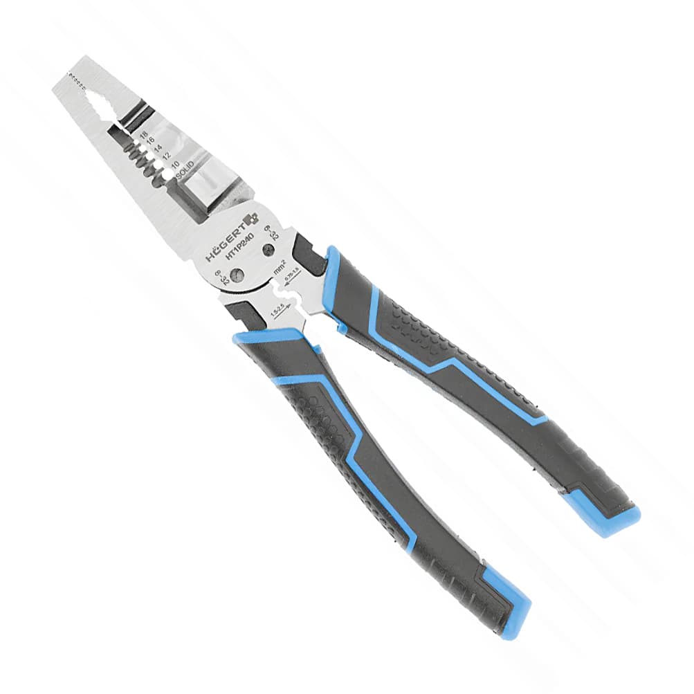 Hogert 8 inch / 200 mm Hybrid Universal Plier, HT1P240 — view 1