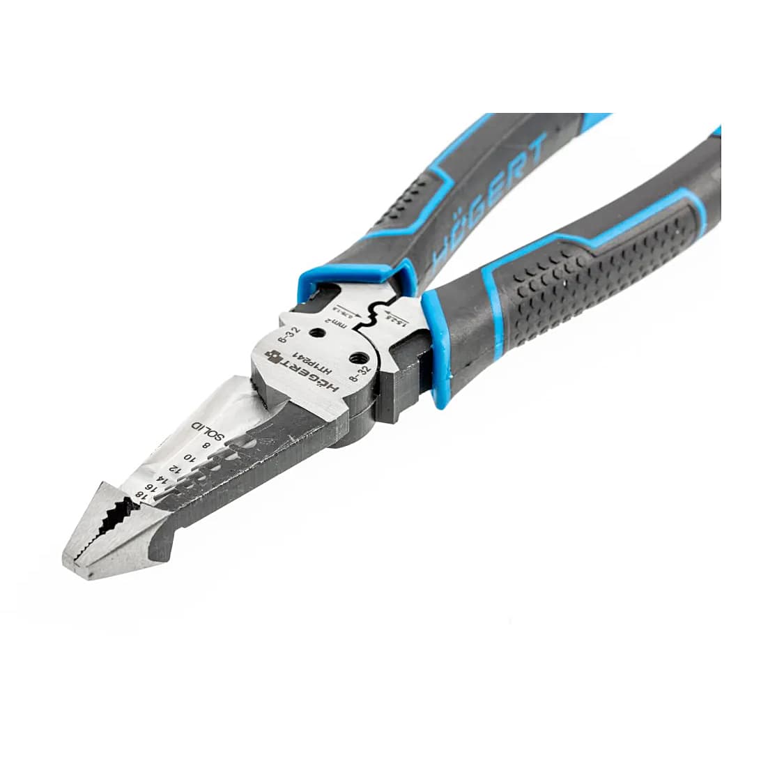 Hogert 8 inch / 200 mm Hybrid Universal Plier, HT1P241 — view 2