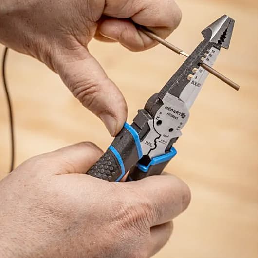 Hogert 8 inch / 200 mm Hybrid Universal Plier, HT1P241 — view 3