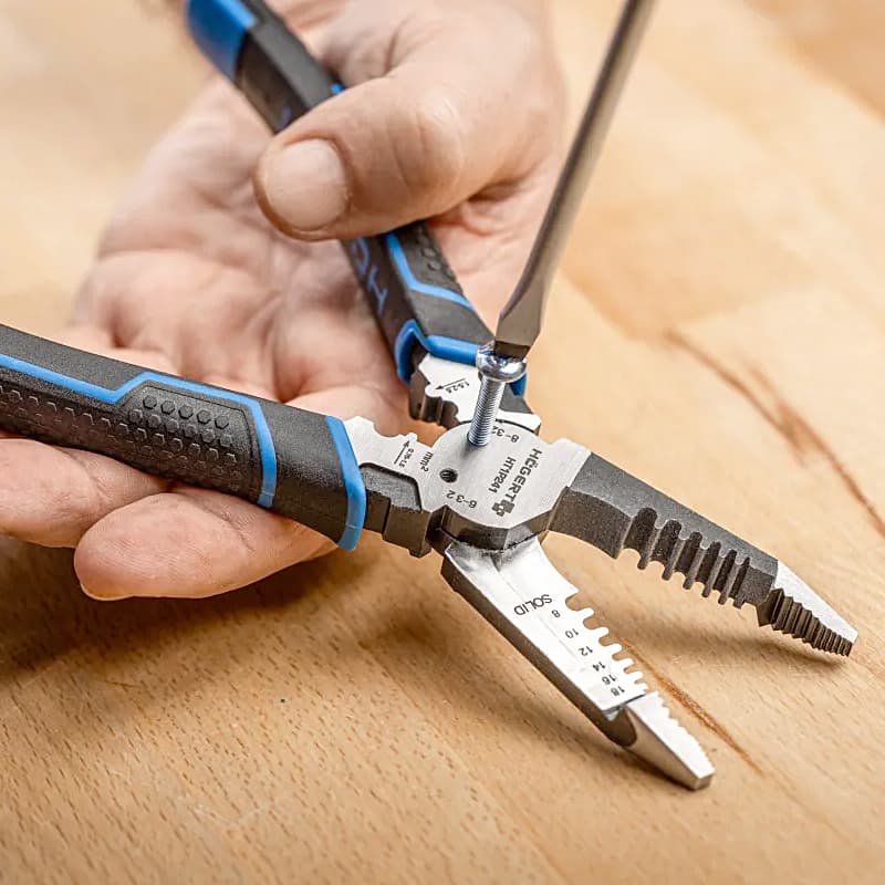 Hogert 8 inch / 200 mm Hybrid Universal Plier, HT1P241 — view 4