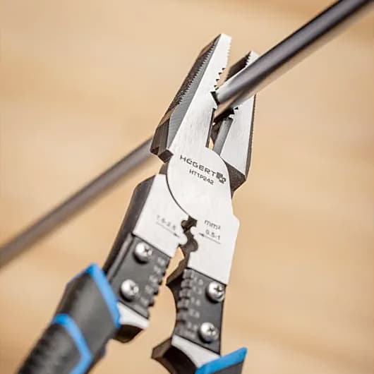 Hogert 8 inch / 215 mm Multifunctional Combination Plier, HT1P242 — view 3