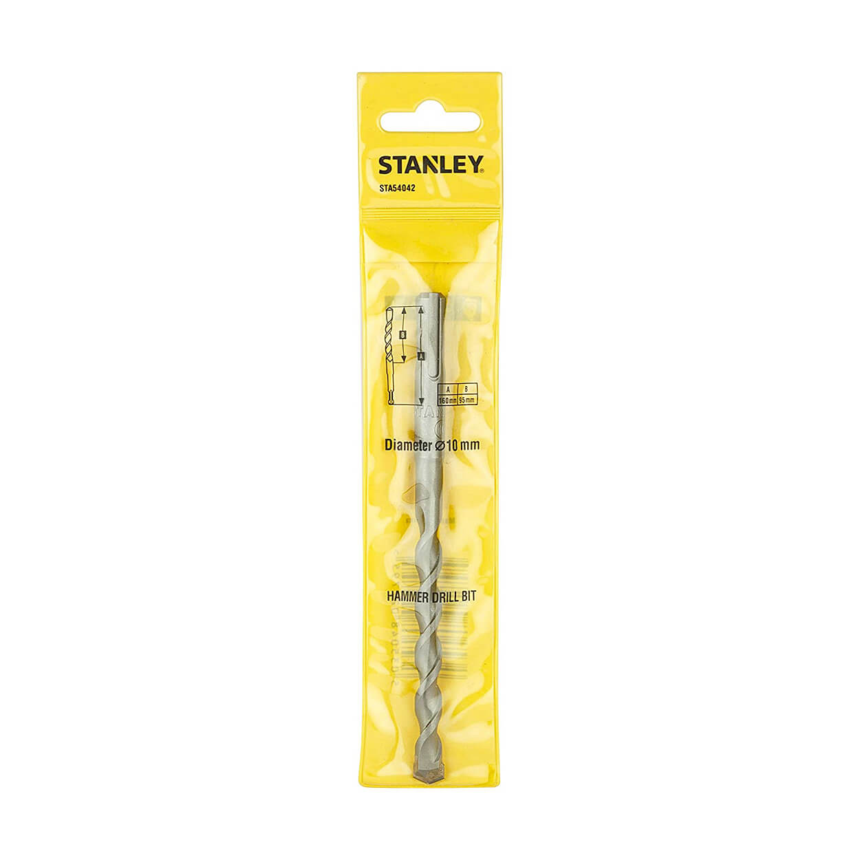 Stanley 10 x 160 mm SDS Plus Hammer Drill Bit, STA54042-IN