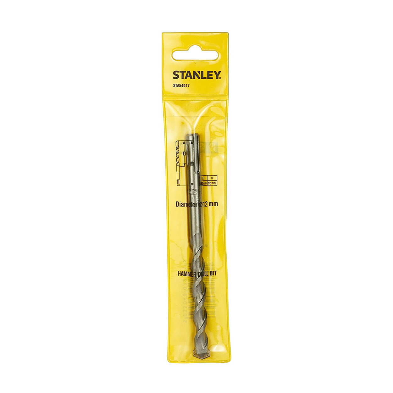 Stanley 12 x 160 mm SDS Plus Hammer Drill Bit, STA54047-IN