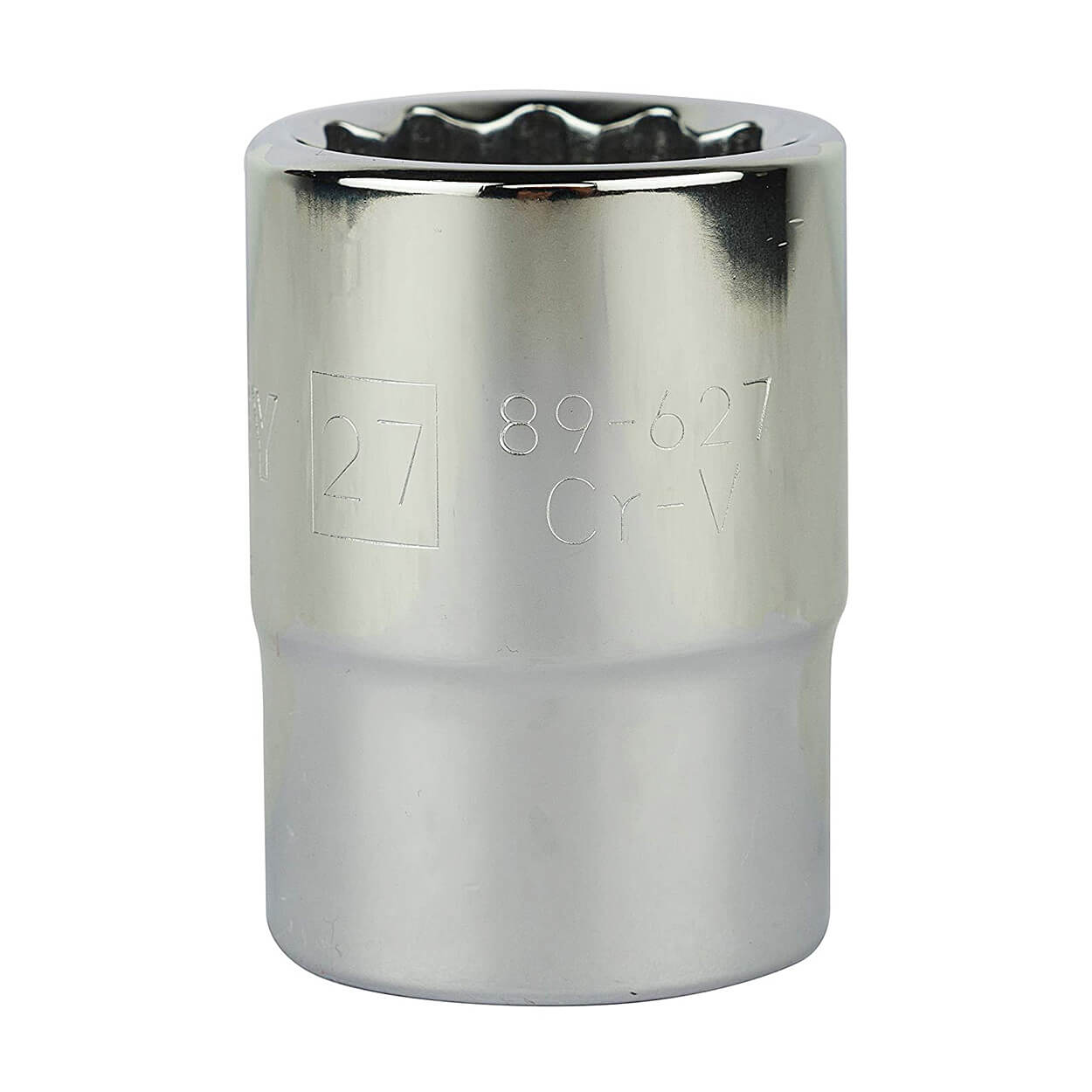 Stanley 27 mm, 3/4 Inch Sq. Drive 12 Point Maxi Drive Bi-Hexagonal Standard Socket, STMT89627-8B