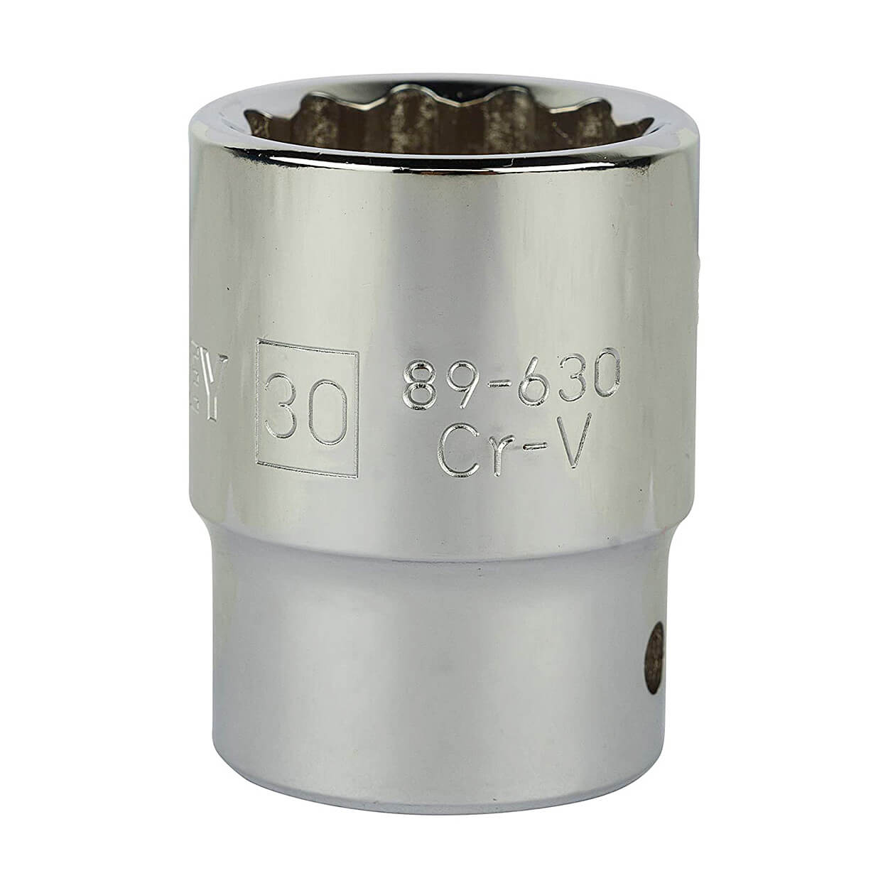 Stanley 30 mm, 3/4 Inch Sq. Drive 12 Point Maxi Drive Bi-Hexagonal Standard Socket, STMT89630-8B