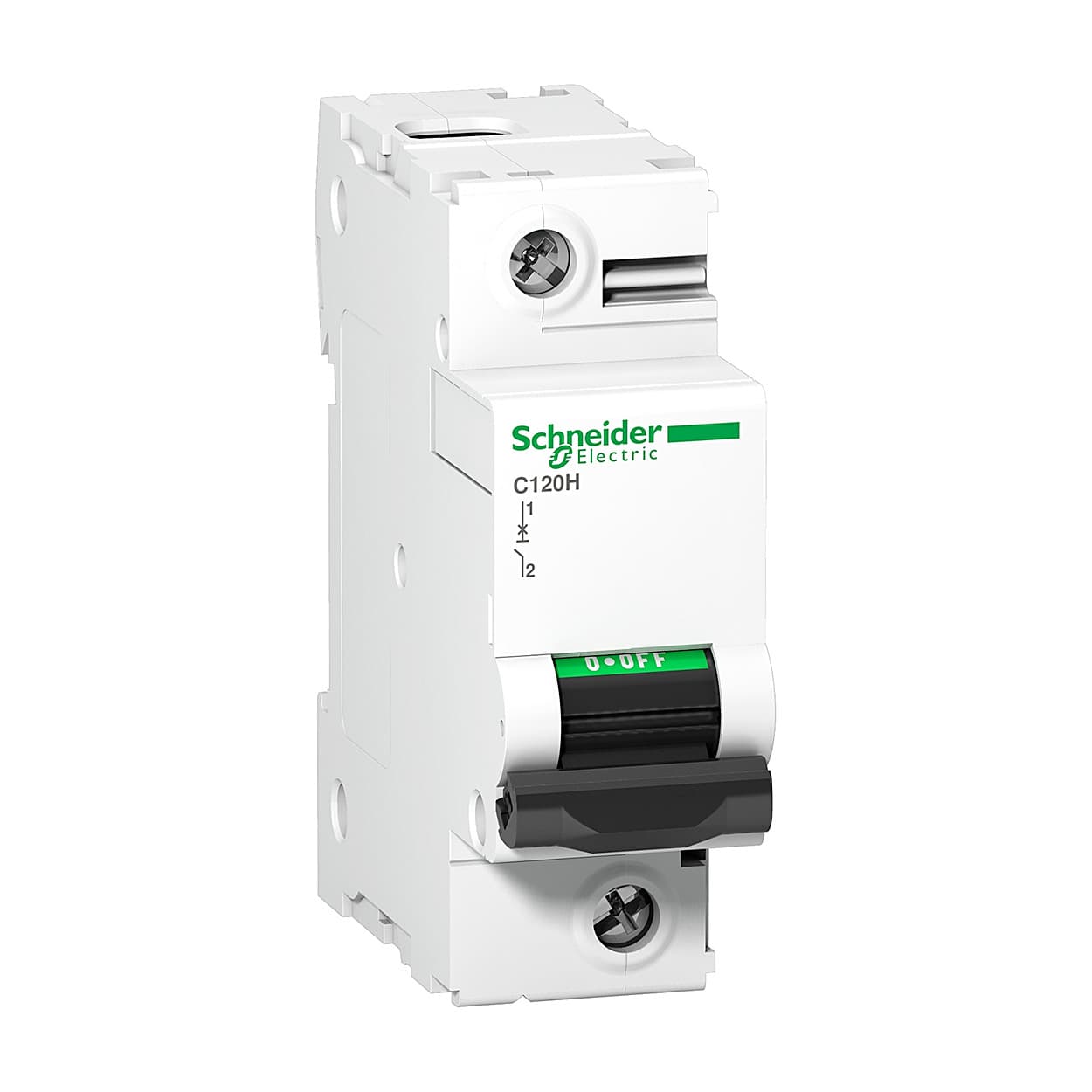 Schneider Electric 125 Amp / 10kA AC Miniature Circuit Breakers - C120N (1 Pole & C Curve), A9N18359