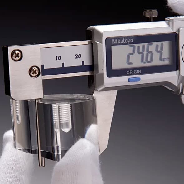 Mitutoyo 0 - 150 mm Digital ABS Tube Thickness Caliper with Thumb Roller, 573-661-20 — view 3