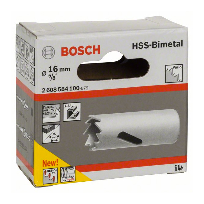 Bosch 16 mm HSS Bi-Metal Holesaw for Standard Adapter (Long Life), 2 608 584 100 — view 2