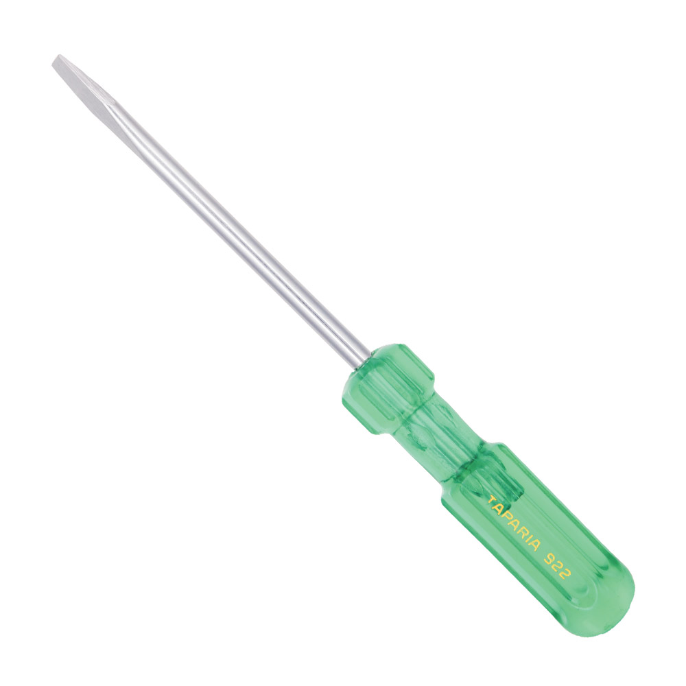 Taparia 150 mm (Blade Length) x 6 mm (Blade Dia) Flat Screw Driver, 824