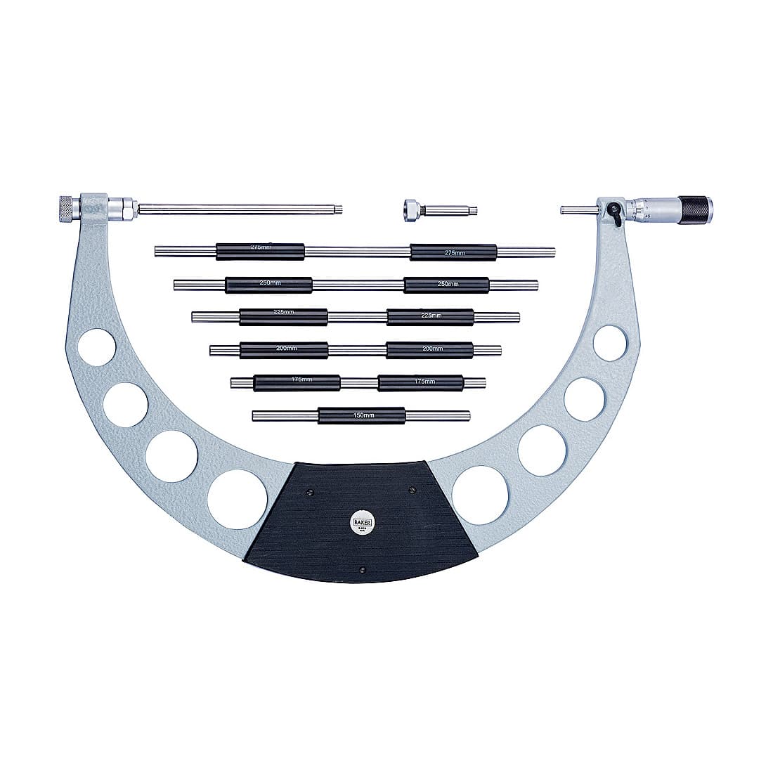 Baker 6 - 12 inch External Micrometer With Interchangeable Anvils, INI6 - 12 - 1 — view 1