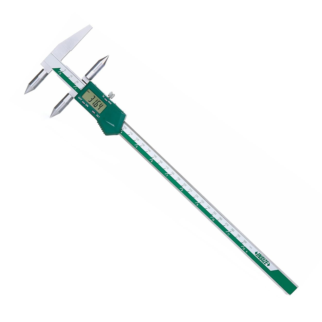 Insize 300 mm / 12 inch Digital Centerline & Edge to Center Calipers, 1525-300 — view 1