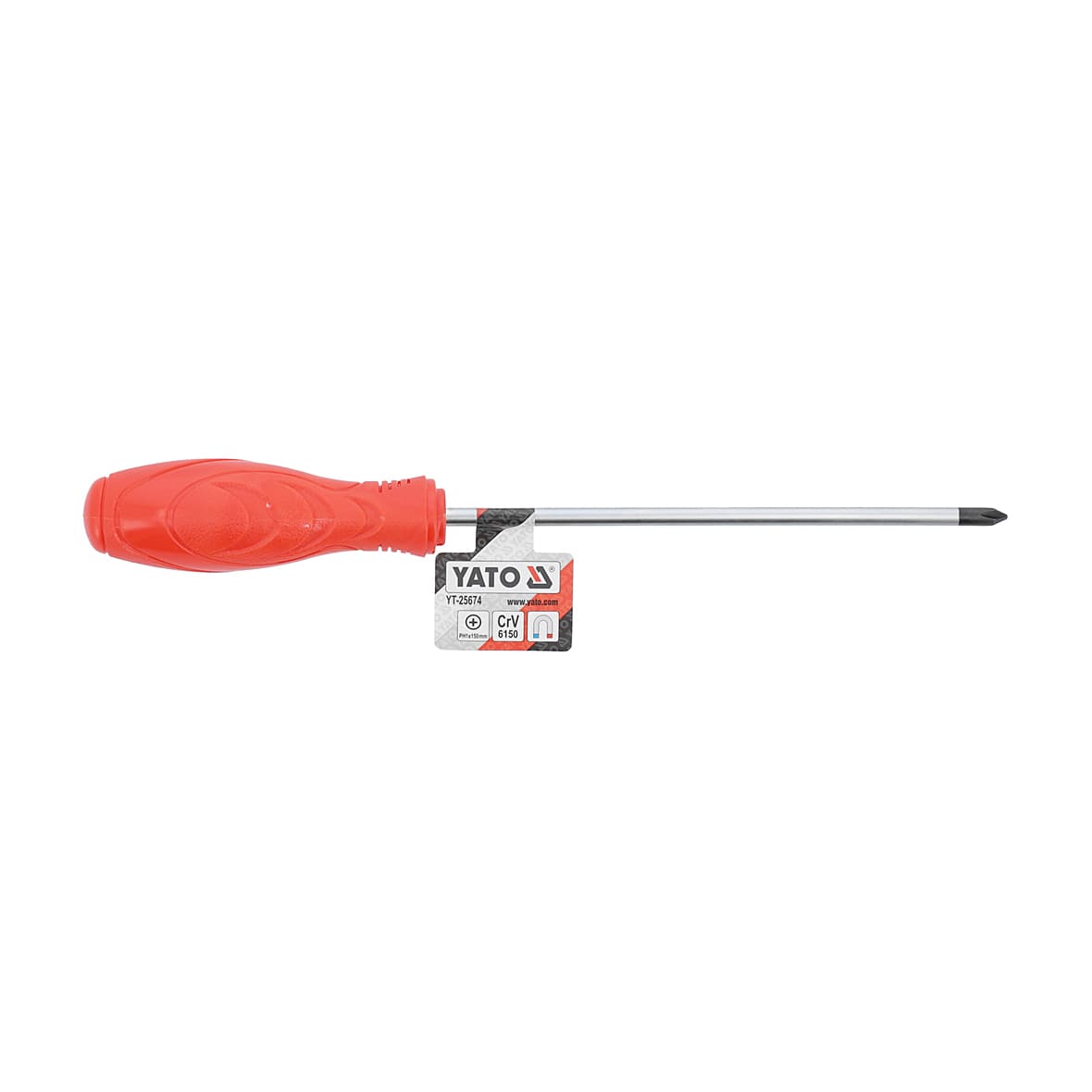 Yato PH1 x 150 mm Blade Length Phillip Screw Driver, YT-25674 — view 2